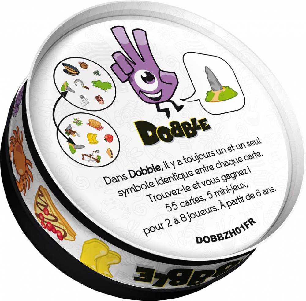 DOBBLE, il y a toujours un et un seul symbole identique.